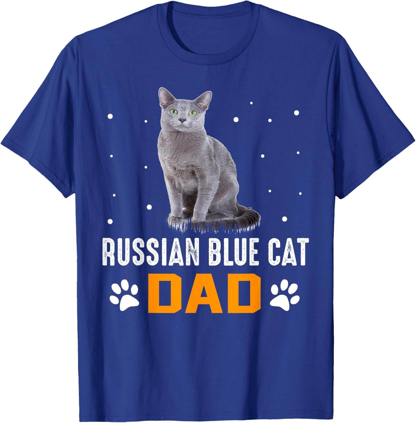 Cat - Russian Blue Dad - Russian Blue Cat T-Shirt - T-Shirt | Royal