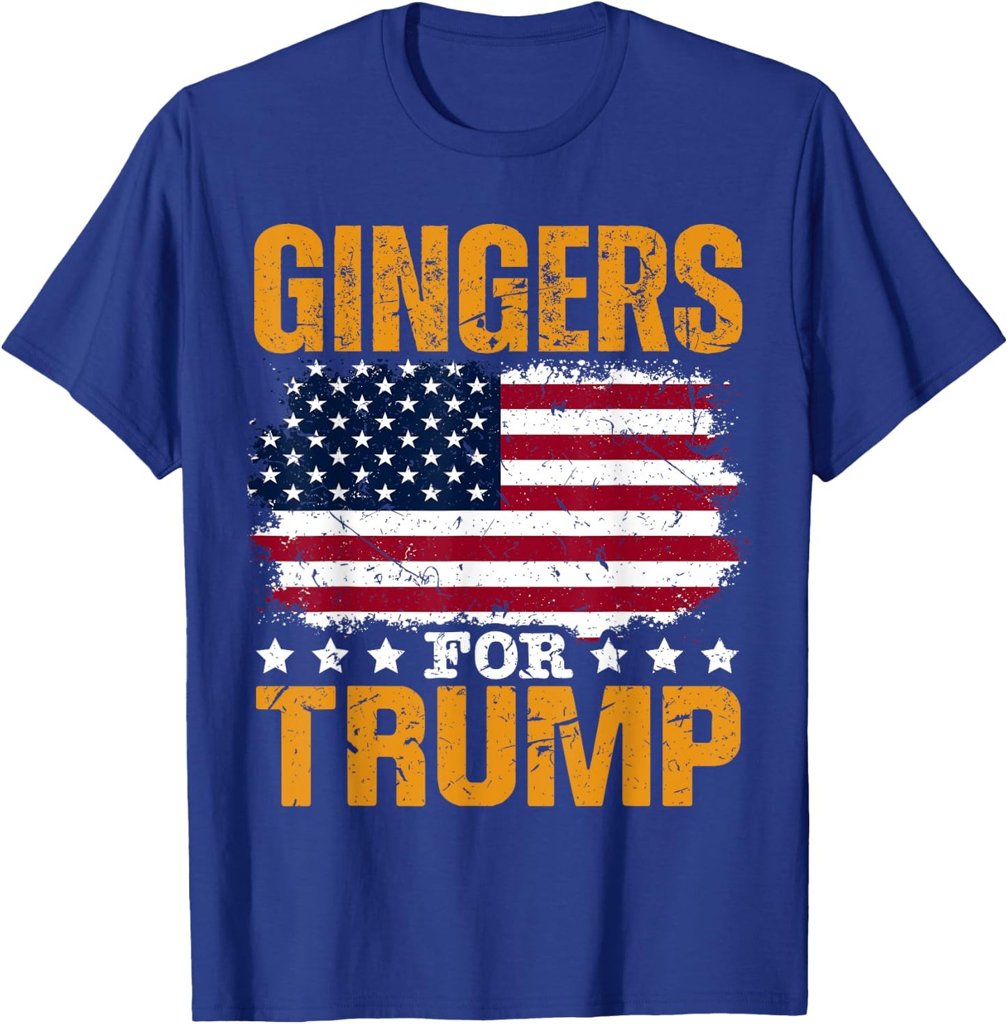 Gingers for Trump Patriotic T-Shirt - T-Shirt | Royal