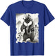 Bear Sumi-e Graphic - Vintage Japanese Art Kuma Bear T-Shirt - T-Shirt | Royal