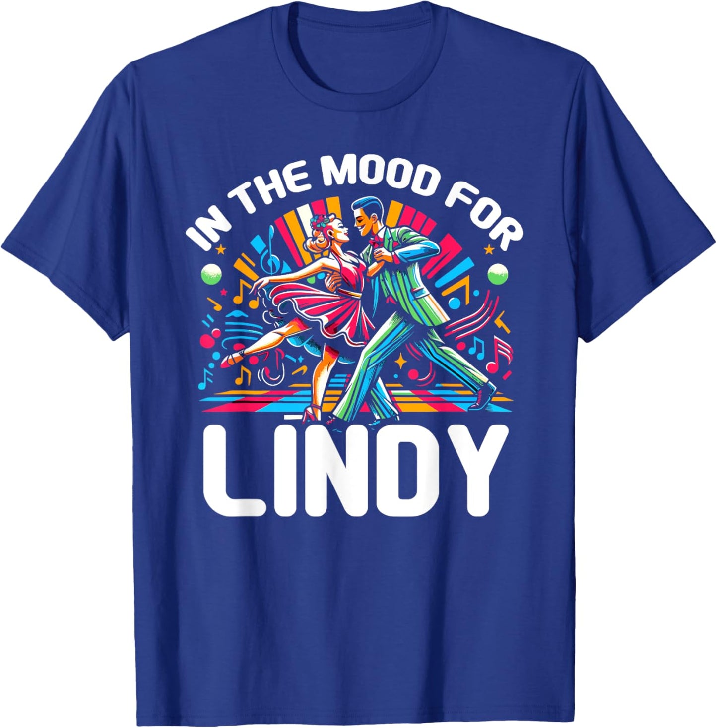 Lindy Hop Dancer Swing Dance Teacher Dancing Men Women T-Shirt - T-Shirt | Royal