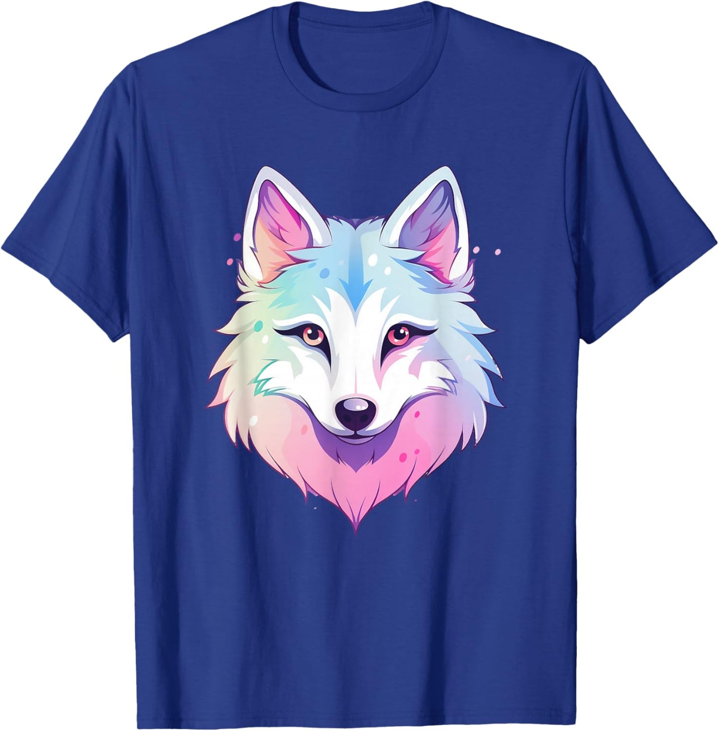 Pastel Wolf I Colourful Wolf T-Shirt - T-Shirt | Royal
