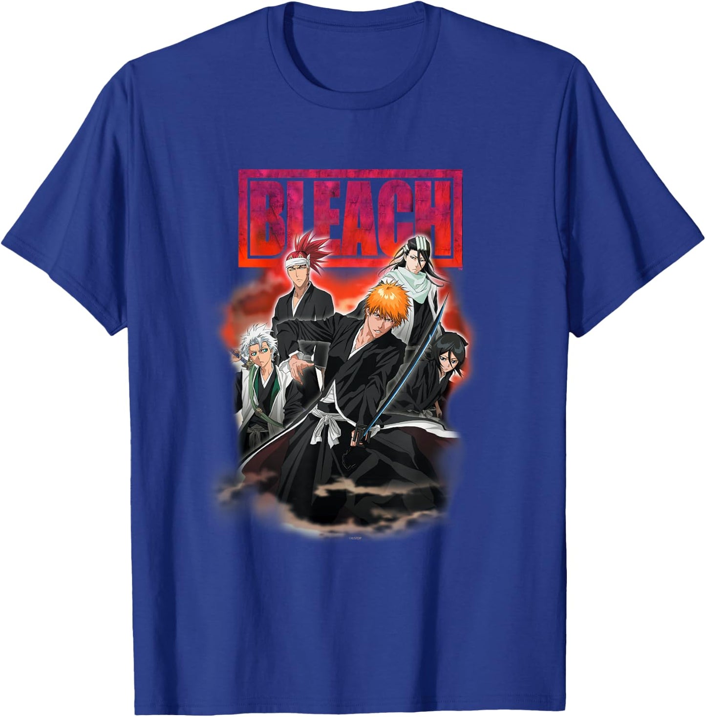 Bleach Portrait Group Smoke Anime T-Shirt - T-Shirt | Royal