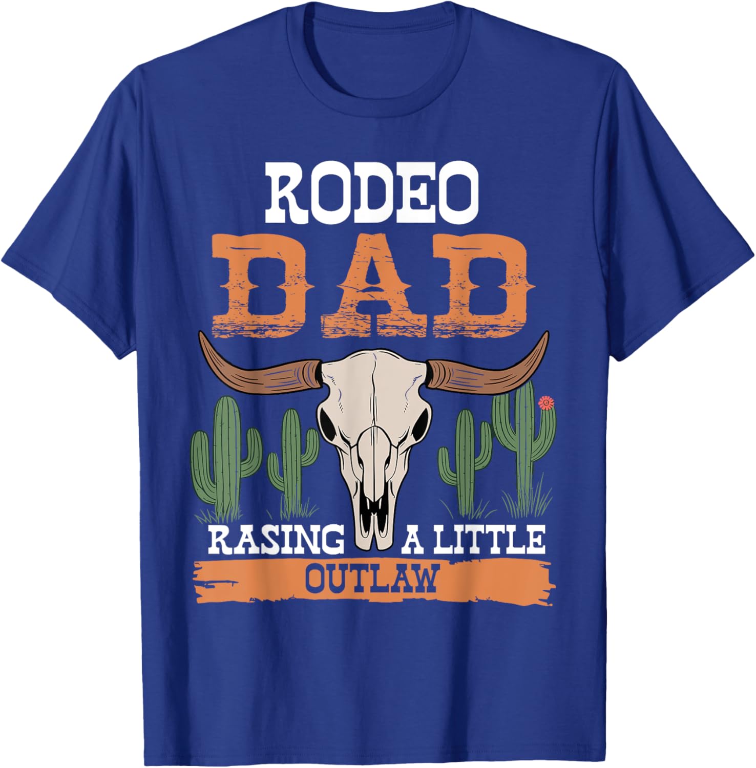 Dad Birthday Cowboy Cowgirl Western Rodeo Daddy Bday Party T-Shirt - T-Shirt | Royal