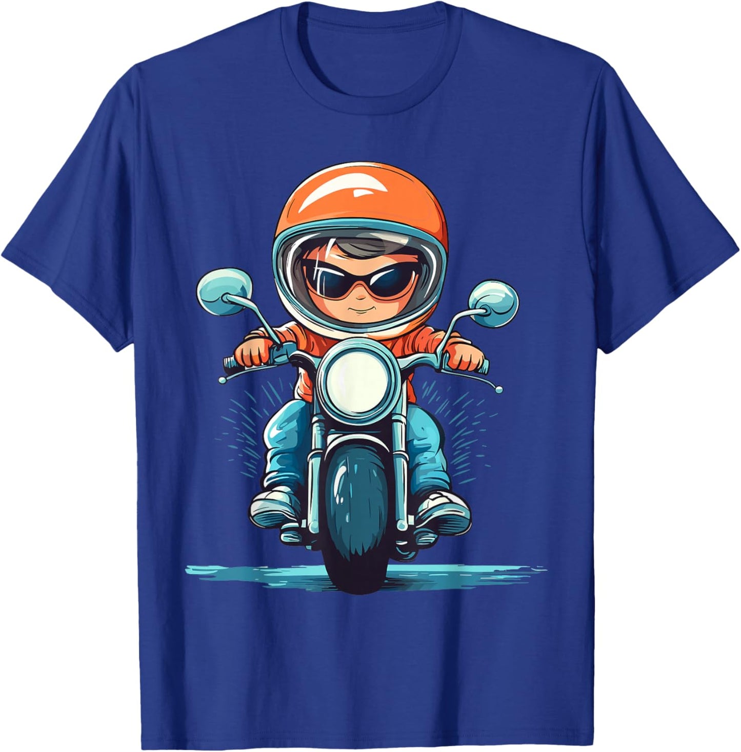 Boys Motorcycle T-Shirt - T-Shirt | Royal