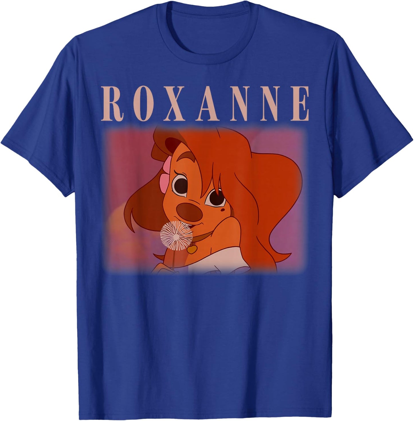 Disney A Goofy Movie Roxanne Vintage Valentine Portrait T-Shirt - T-Shirt | Royal