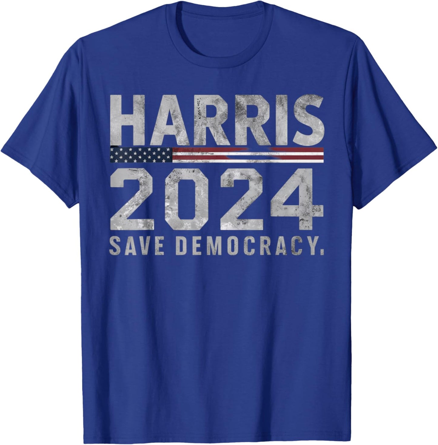 Save Democracy Kamala Harris for President 2024 T-Shirt - T-Shirt | Royal
