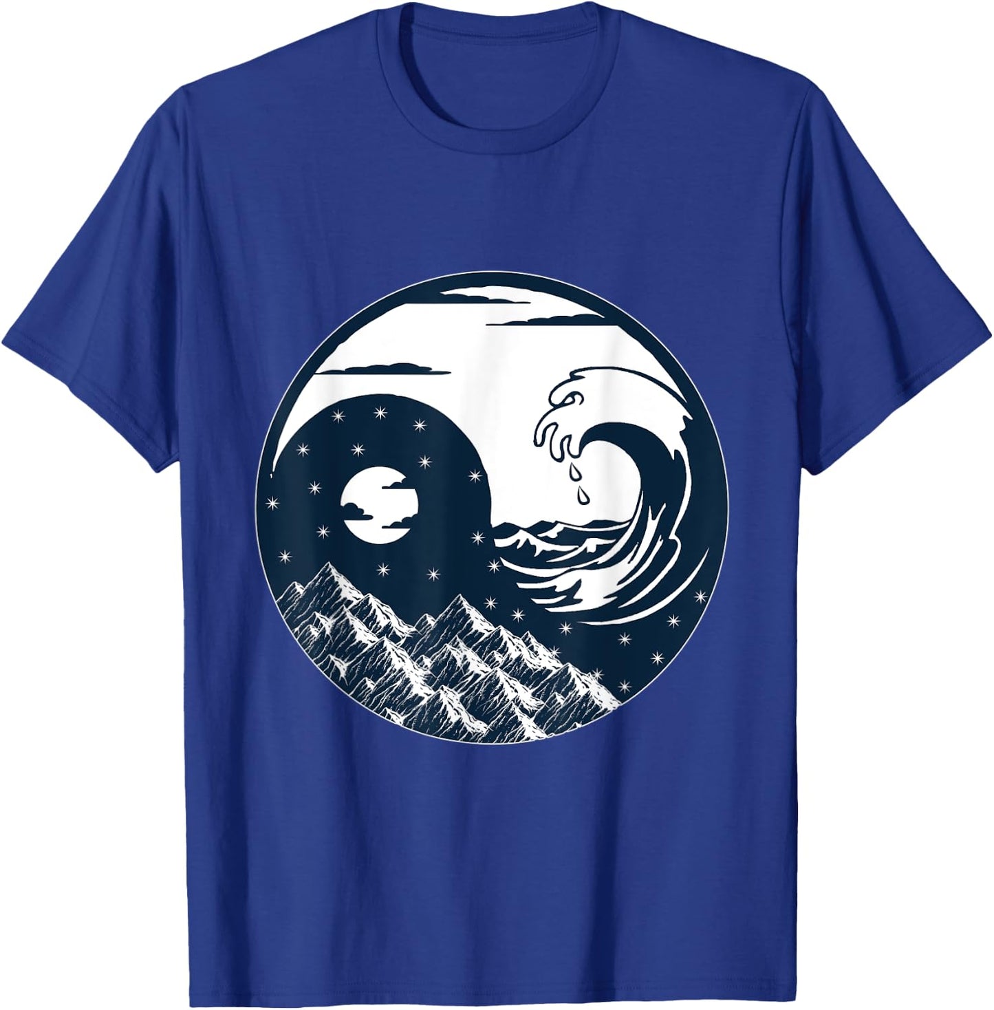 Yin Yang Chinese Or Nature Lover T-Shirt - T-Shirt | Royal