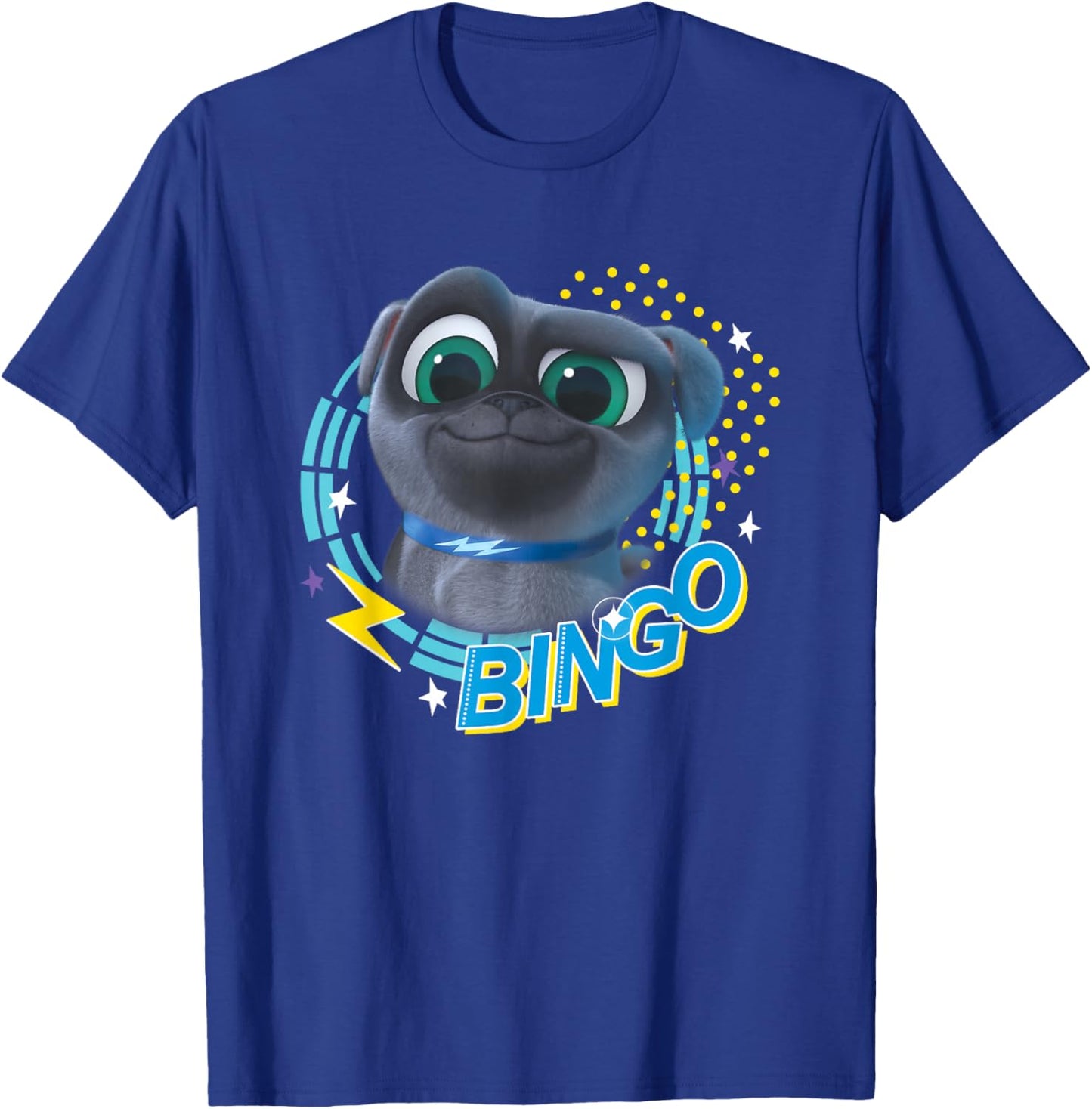 Disney Puppy Dog Pals Awesome Bingo Big Chest Portrait T-Shirt - T-Shirt | Royal