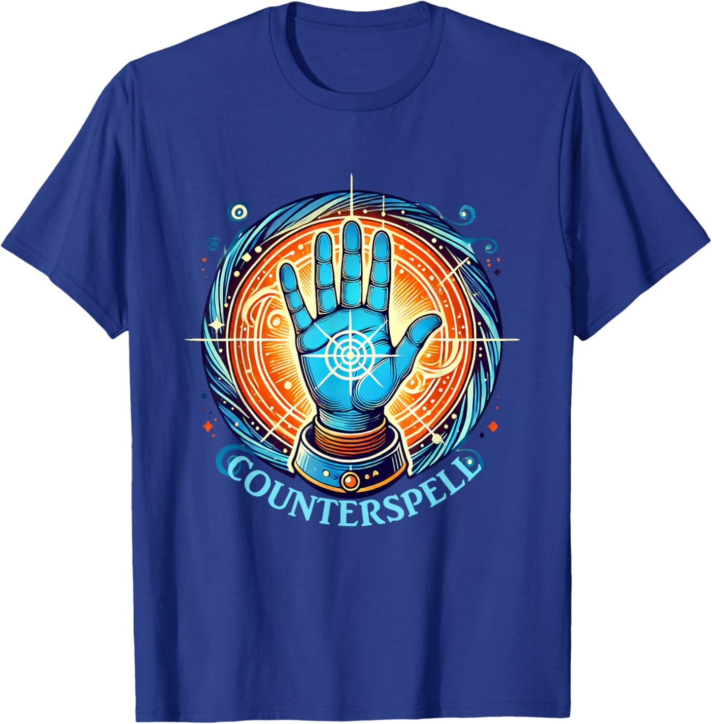 Counterspell Fantasy RPG Magic Spell T-Shirt - T-Shirt | Royal