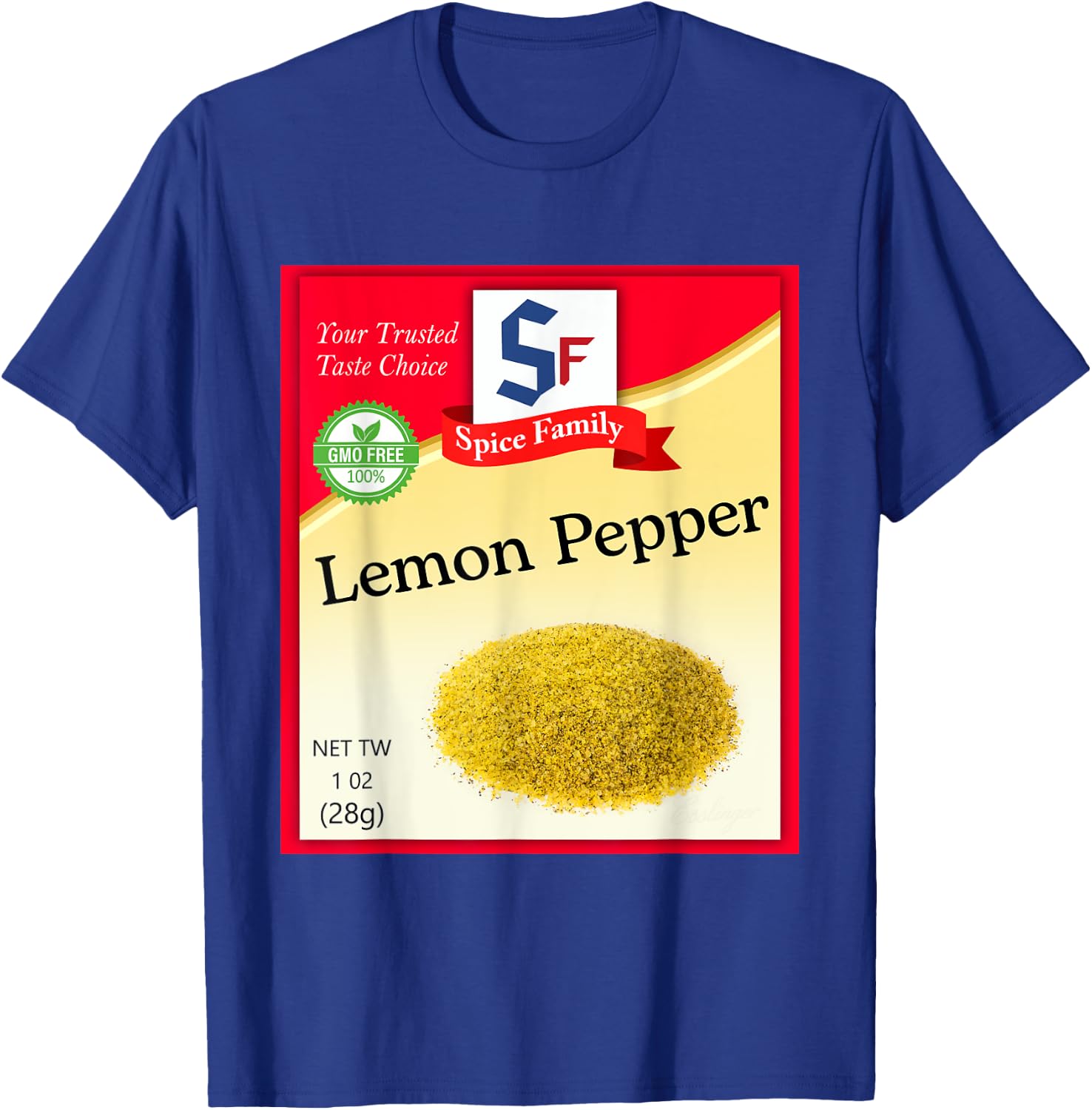 Lemon Pepper Condiment Costume Holiday Spice Costumes T-Shirt - T-Shirt | Royal