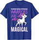Pulmonary Arterial Hypertension Awareness Unicorn Lover Gift T-Shirt - T-Shirt | Royal