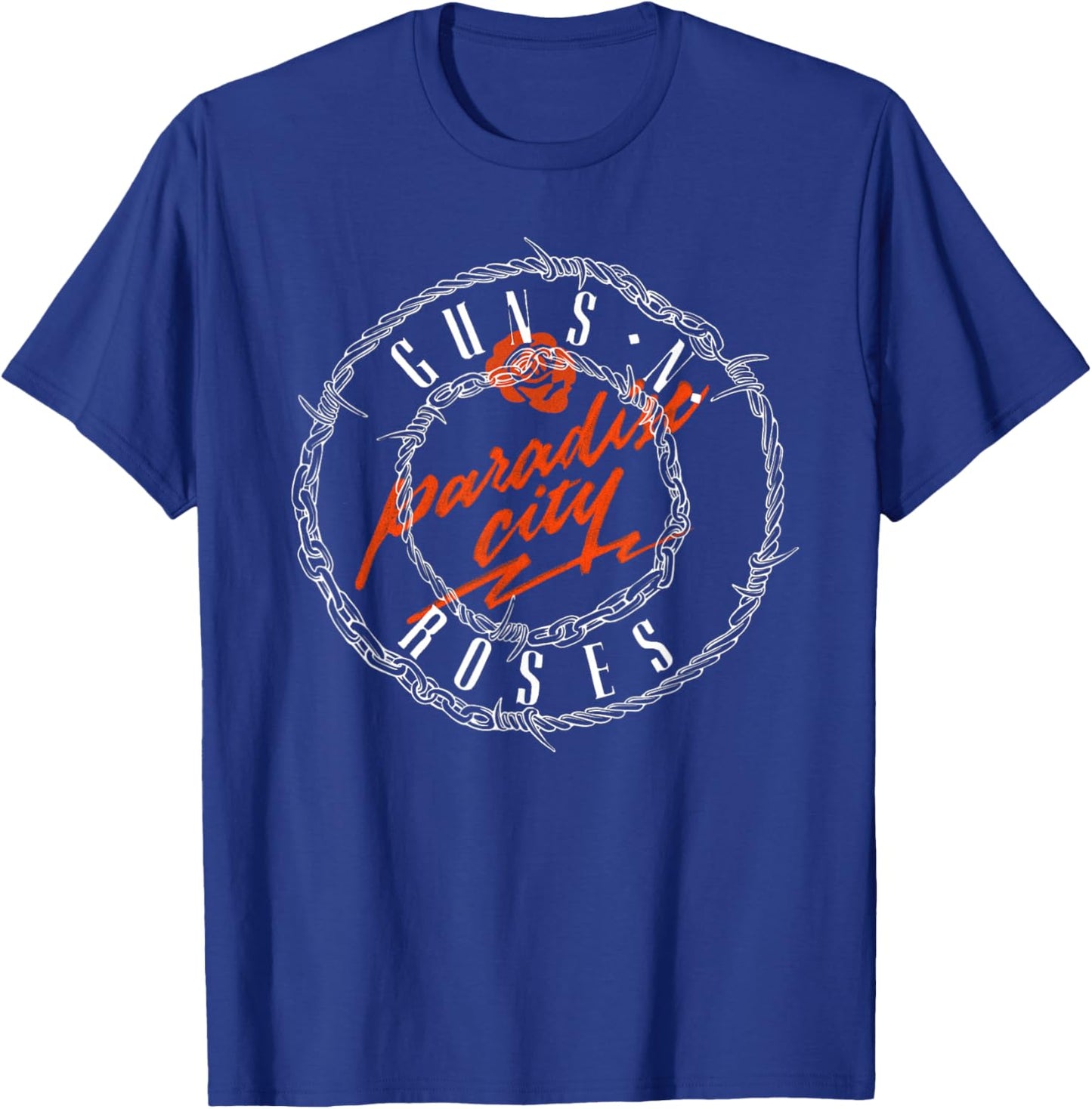 Official Guns N' Roses Paradise Logo T-Shirt - T-Shirt | Royal
