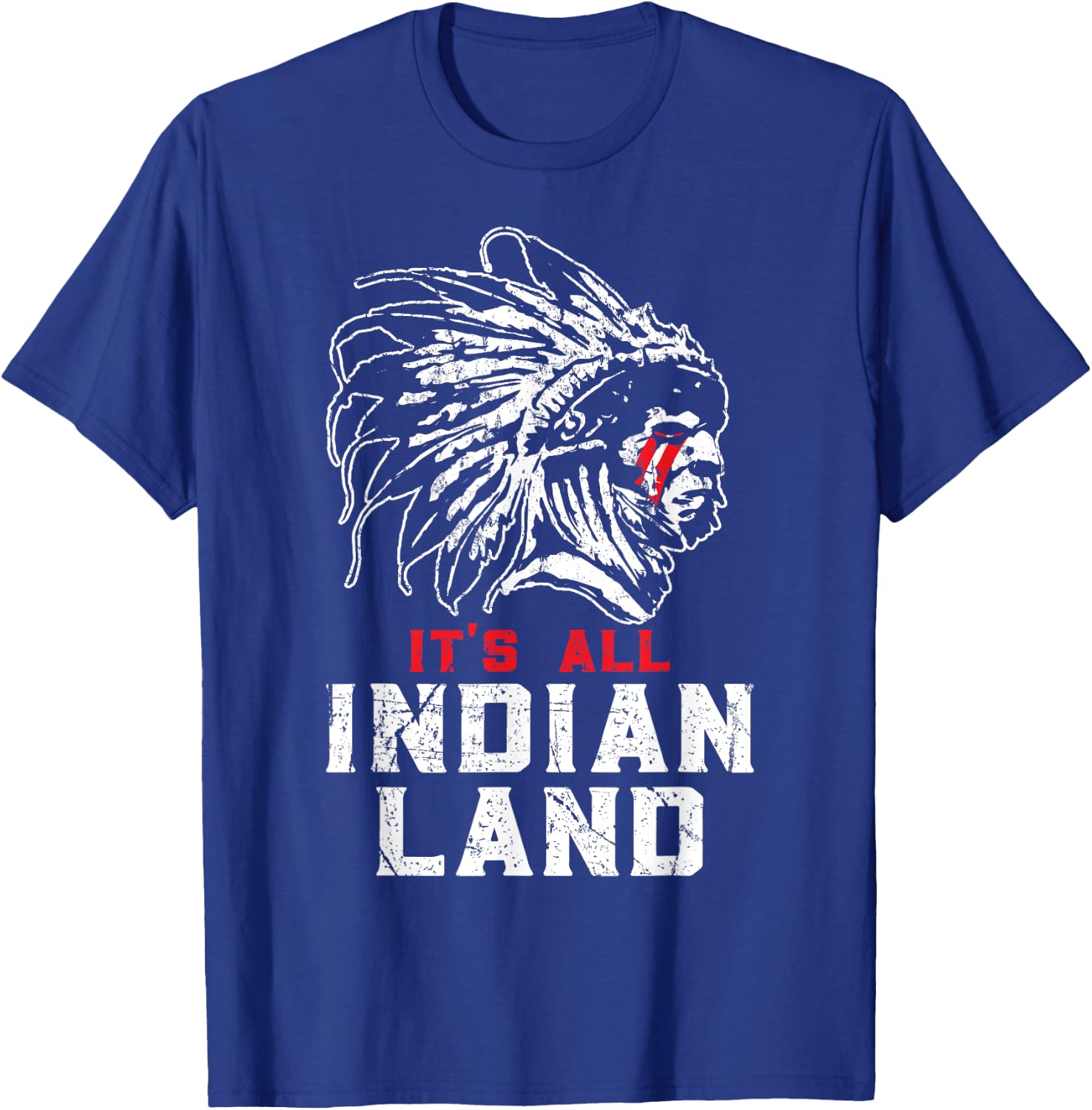Native American All Indian Land T-Shirt - T-Shirt | Royal