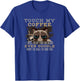 Funny Coffee Lover - Cat Humour T-Shirt - T-Shirt | Royal