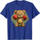 Cool Teddy bear with boxing gloves outfit T-Shirt - T-Shirt | Royal