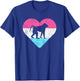 Retro Vintage Baboon Monkey Gift or Girls T-Shirt - T-Shirt | Royal