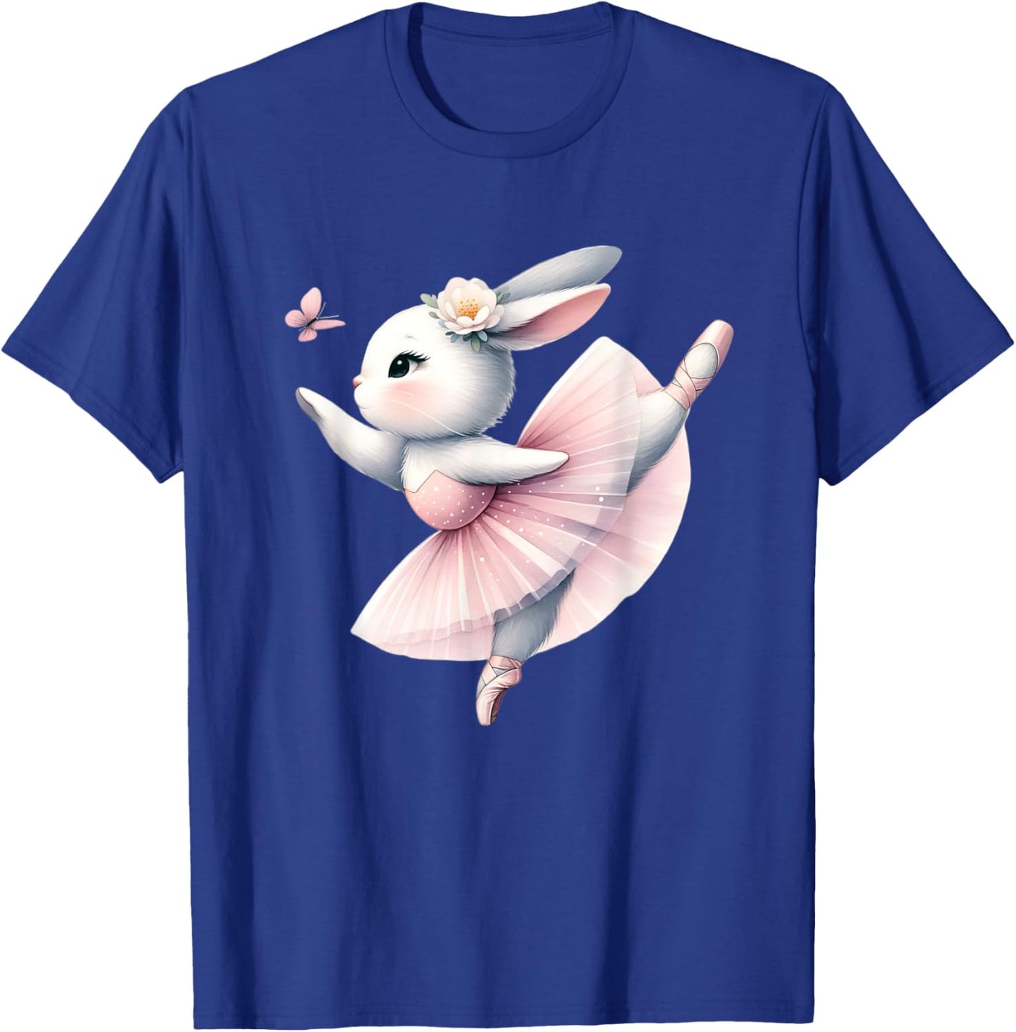 Ballerina Bunny Performance Ballet Rabbit Tutu Girl Kids T-Shirt - T-Shirt | Royal