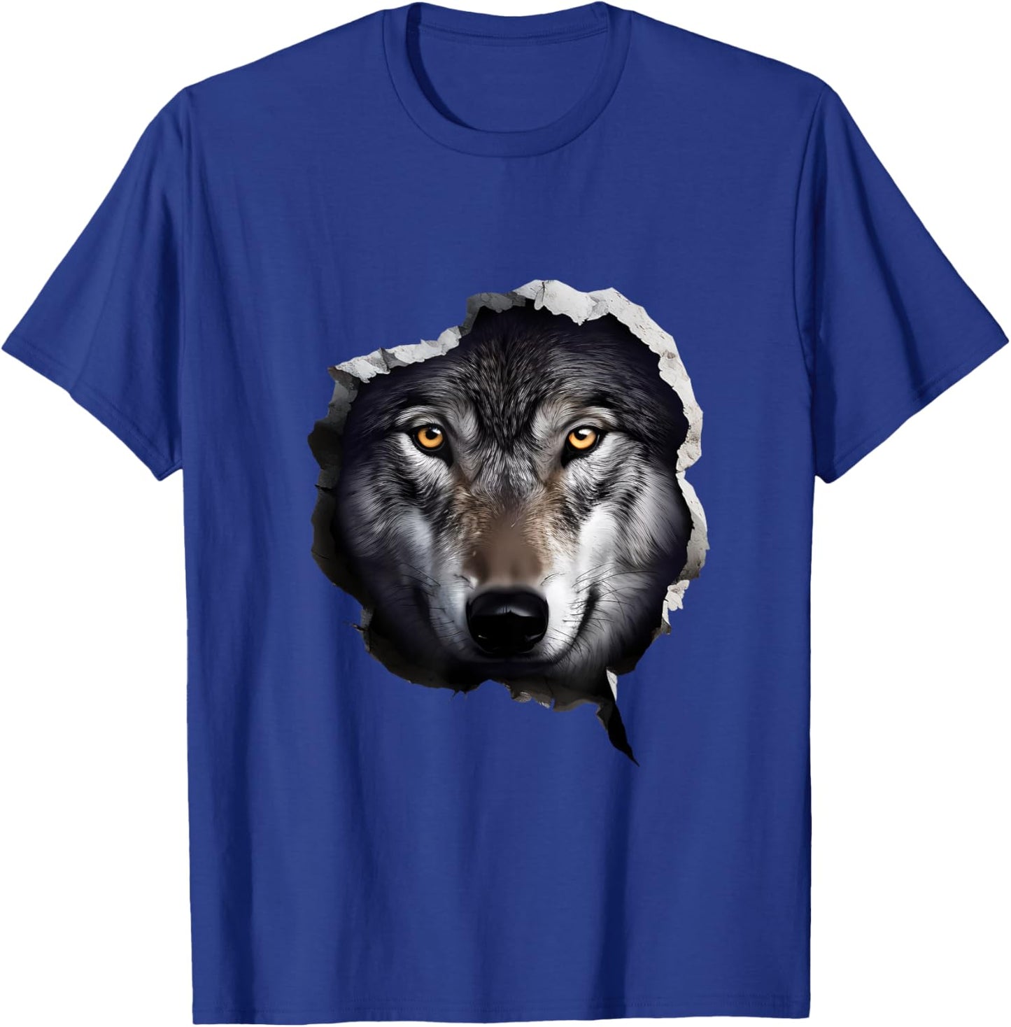 Wolf Face T-Shirt - T-Shirt | Royal