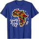 Boys African Kente Print Clothes Kids Young King Kente Youth T-Shirt - T-Shirt | Royal