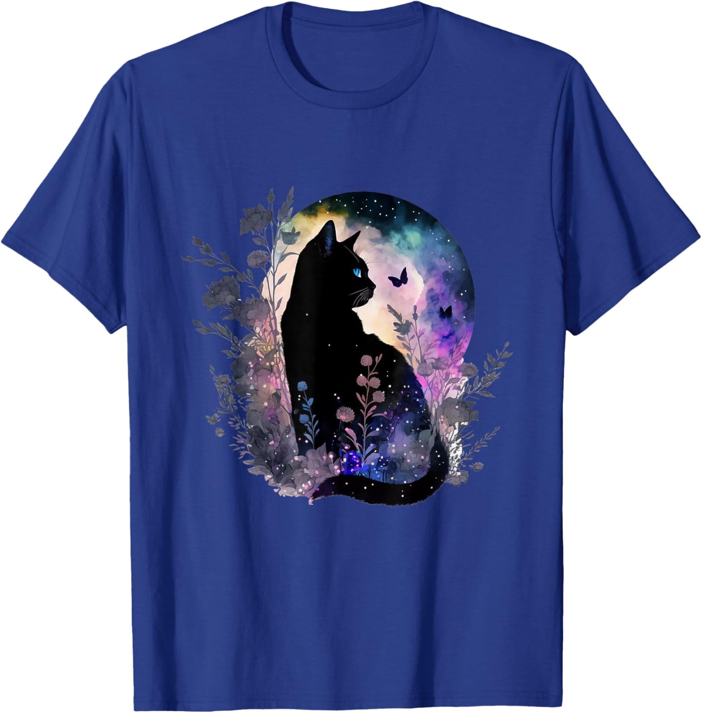 Cute Cat Motifs Cat T-Shirt - T-Shirt | Royal
