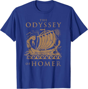 Odisea Soulz Iliad Odyssey Homer Ancient Greek History Book Odyssey , Small T-Shirt - T-Shirt | Royal