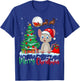 Mouse Wearing Santa Hat Xmas - Merry Christmas Mouse T-Shirt - T-Shirt | Royal