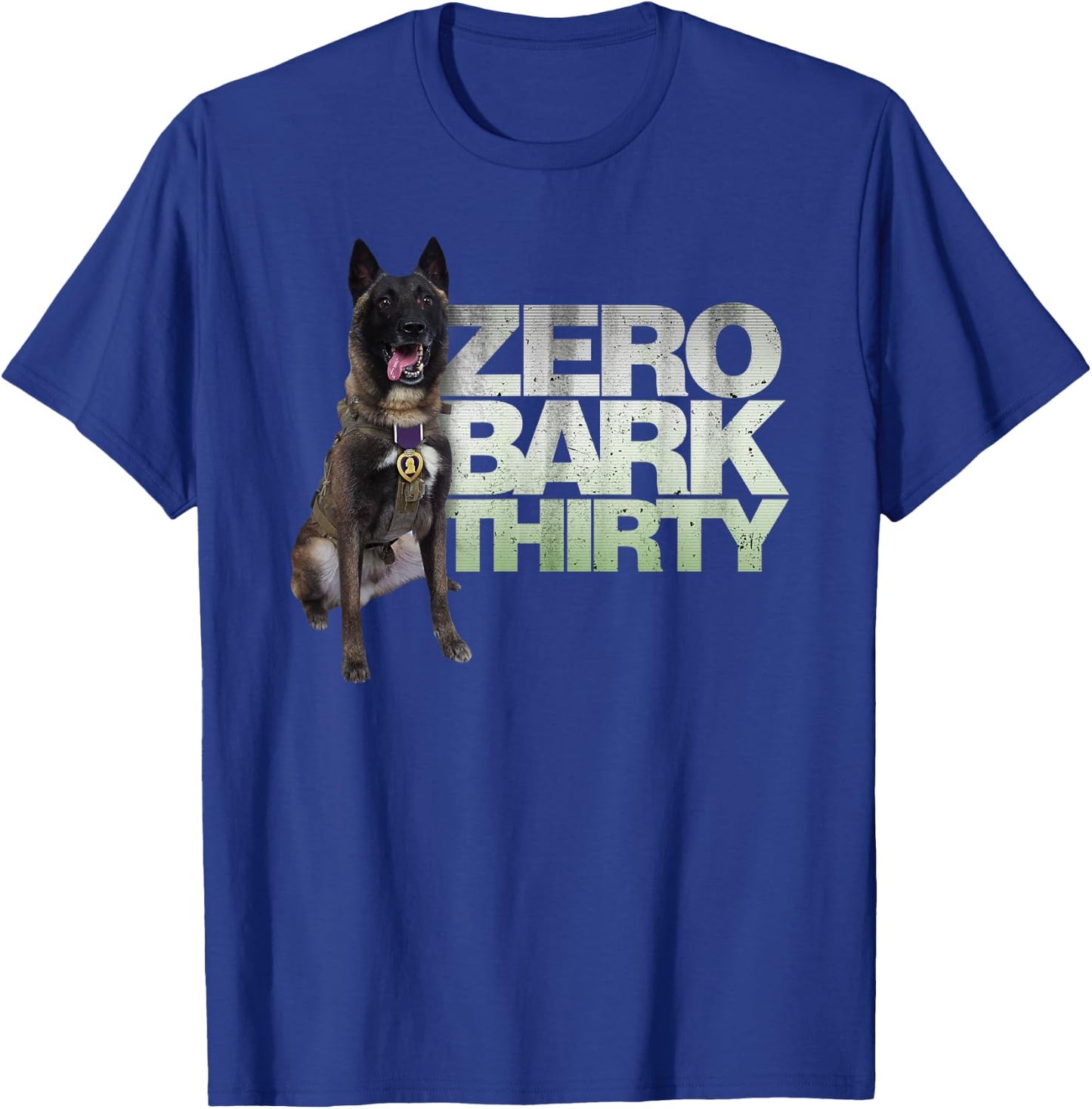 Zero Bark Thirty American Hero Military Dog T-Shirt - T-Shirt | Royal