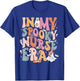 Groovy In My Spooky Nurse Era Ghost Halloween Nursing T-Shirt - T-Shirt | Royal