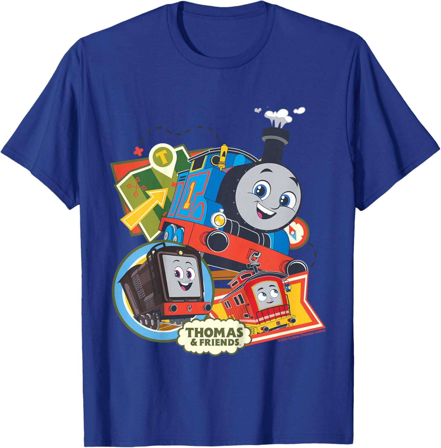 Thomas & Friends - Adventure Together T-Shirt - T-Shirt | Royal