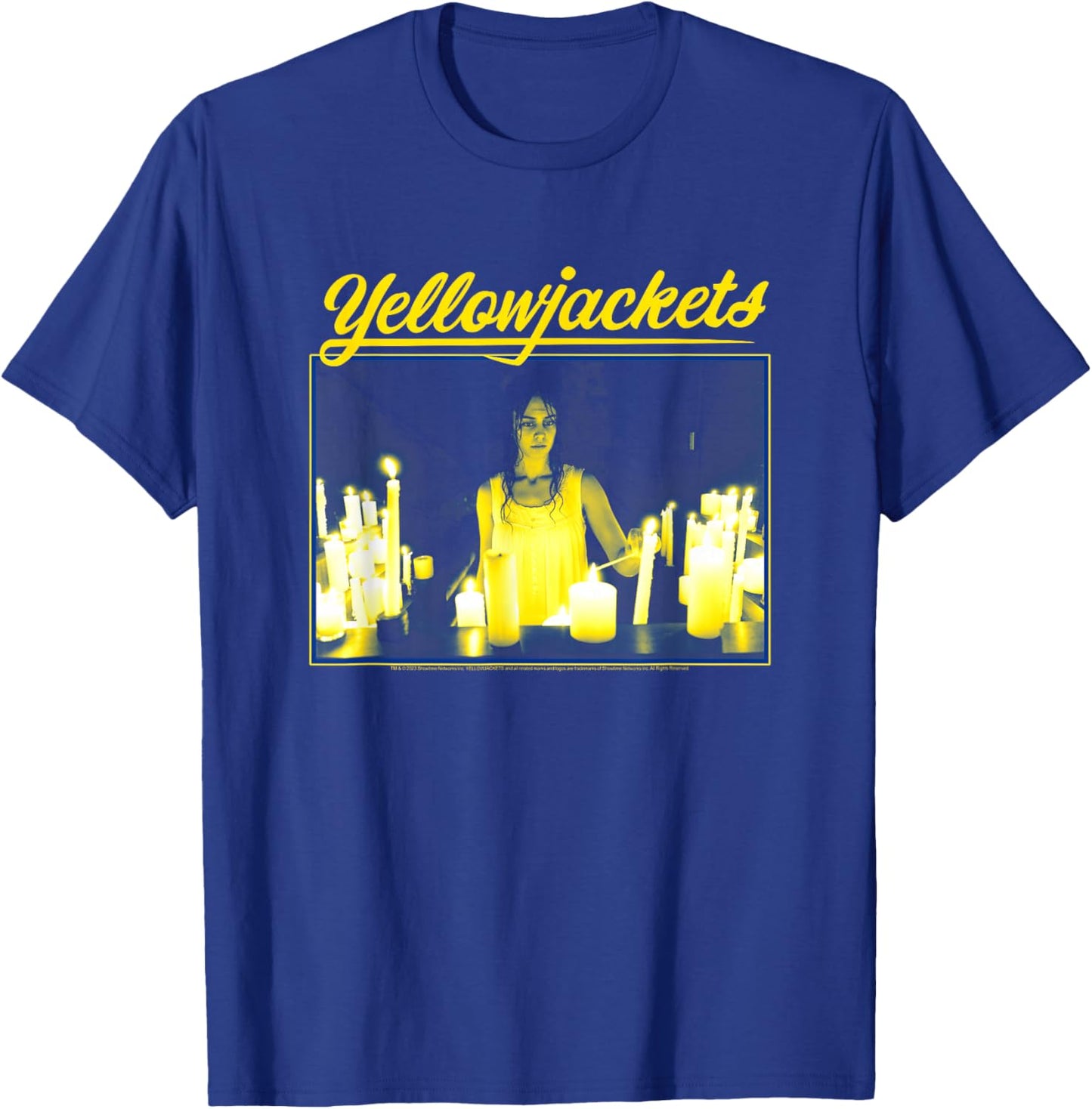Yellowjackets Candle Lighting Small T-Shirt - T-Shirt | Royal