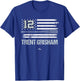 USA Flag Bat Trent Grisham New York Baseball MLBPA T-Shirt - T-Shirt | Royal