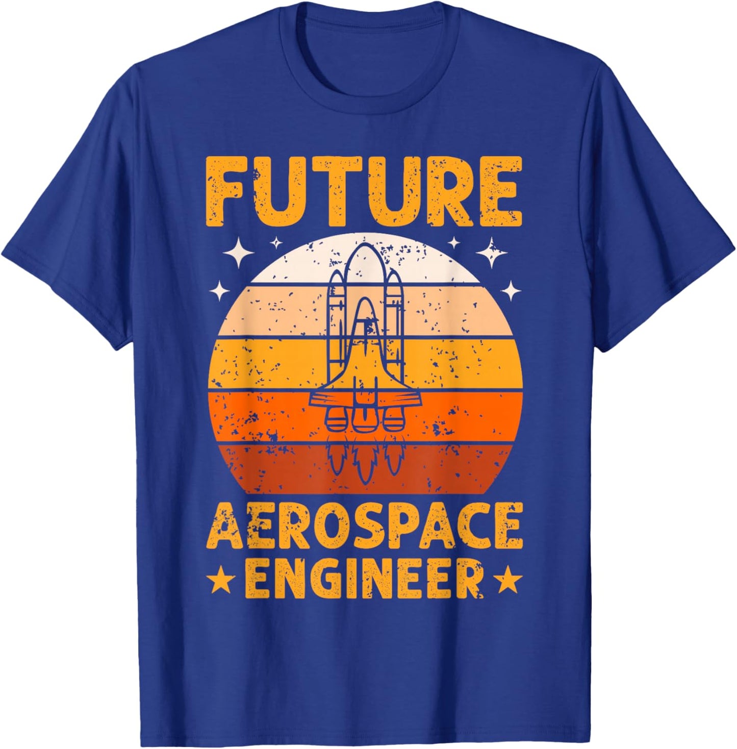 Future Aerospace Engineer Fun Rocket Science Kids Boys Girls T-Shirt - T-Shirt | Royal