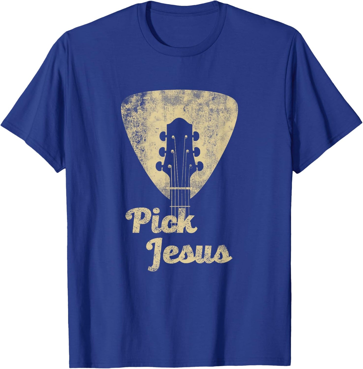 Pick Jesus T shirt -Music Pastor Shirt- Pastor Easter gift T-Shirt - T-Shirt | Royal