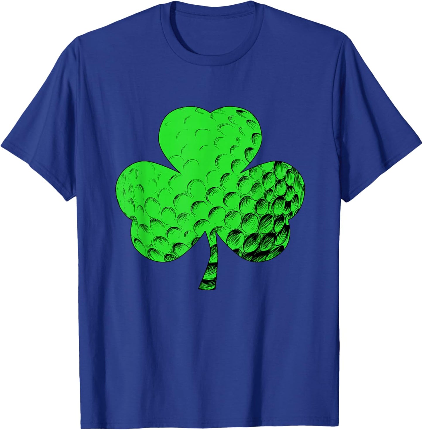 Irish Shamrock Golf Golfing St. Patricks Day T-Shirt - T-Shirt | Royal