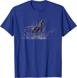 Water Spirit Horse Nokk Brook Horse Scandinavia Fairytale T-Shirt - T-Shirt | Royal