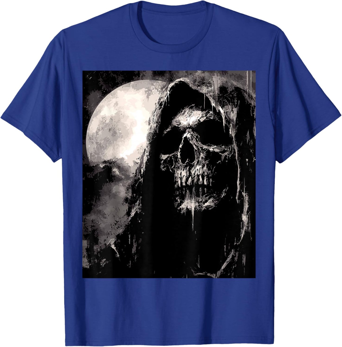 Grim reaper Dark Goth Aesthetic Biker Tattoo Death Angel T-Shirt - T-Shirt | Royal