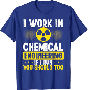 Chemical Engineer Funny Chemical Engineering Thermodynamics T-Shirt - T-Shirt | Royal