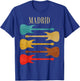Madrid Concert Rock Music Festival Guitars Spain T-Shirt - T-Shirt | Royal