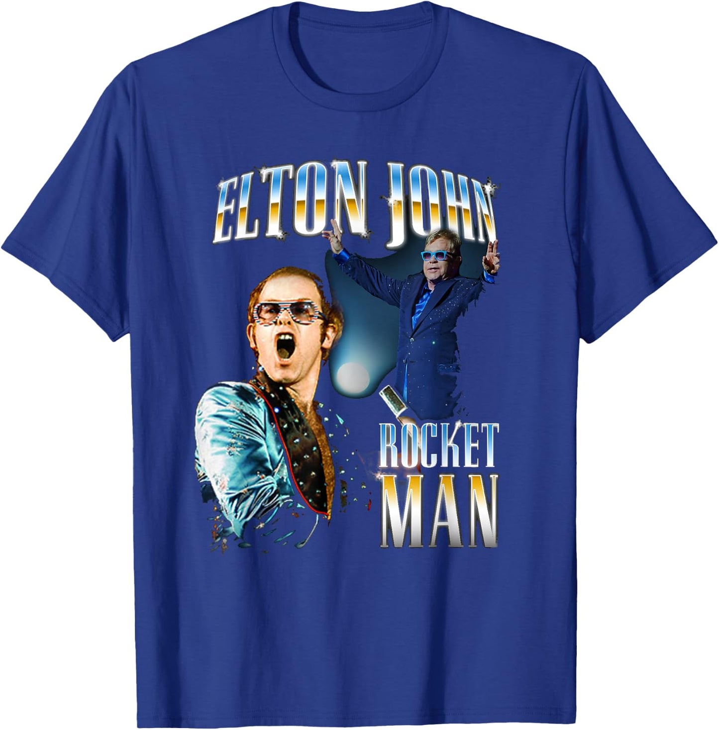 Official Elton John Photo Colage T-Shirt - T-Shirt | Royal