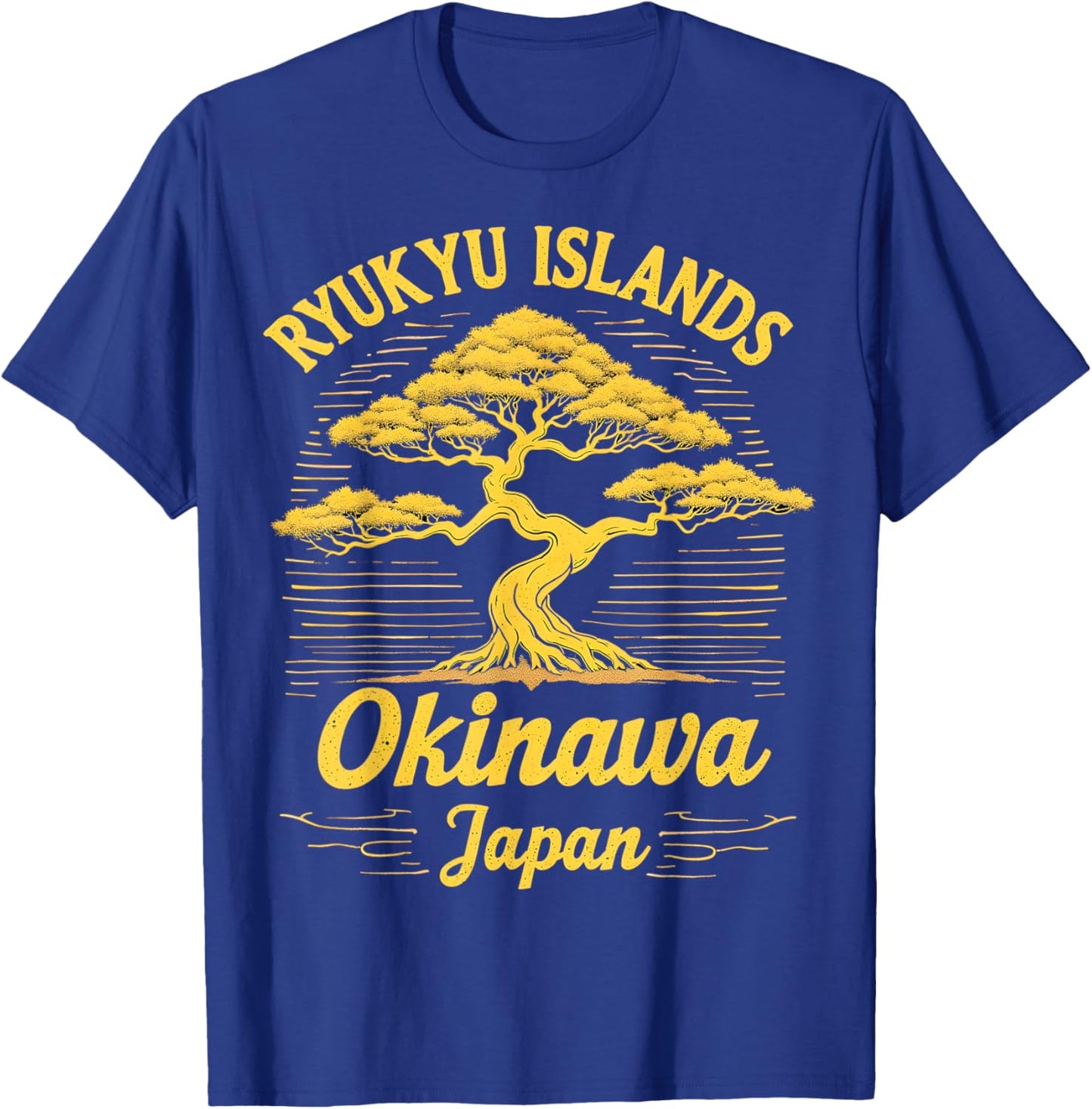 Ryukyu Islands Okinawa Japan Bonsai Art T-Shirt - T-Shirt | Royal