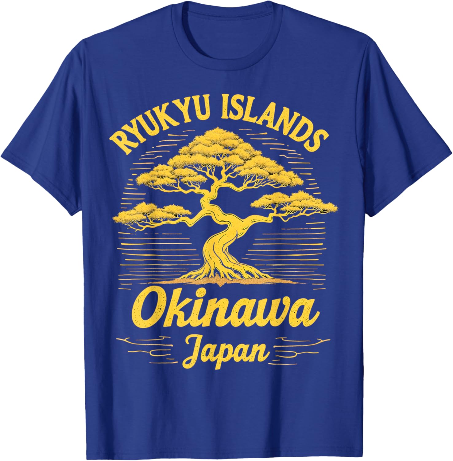 Ryukyu Islands Okinawa Japan Bonsai Art T-Shirt - T-Shirt | Royal