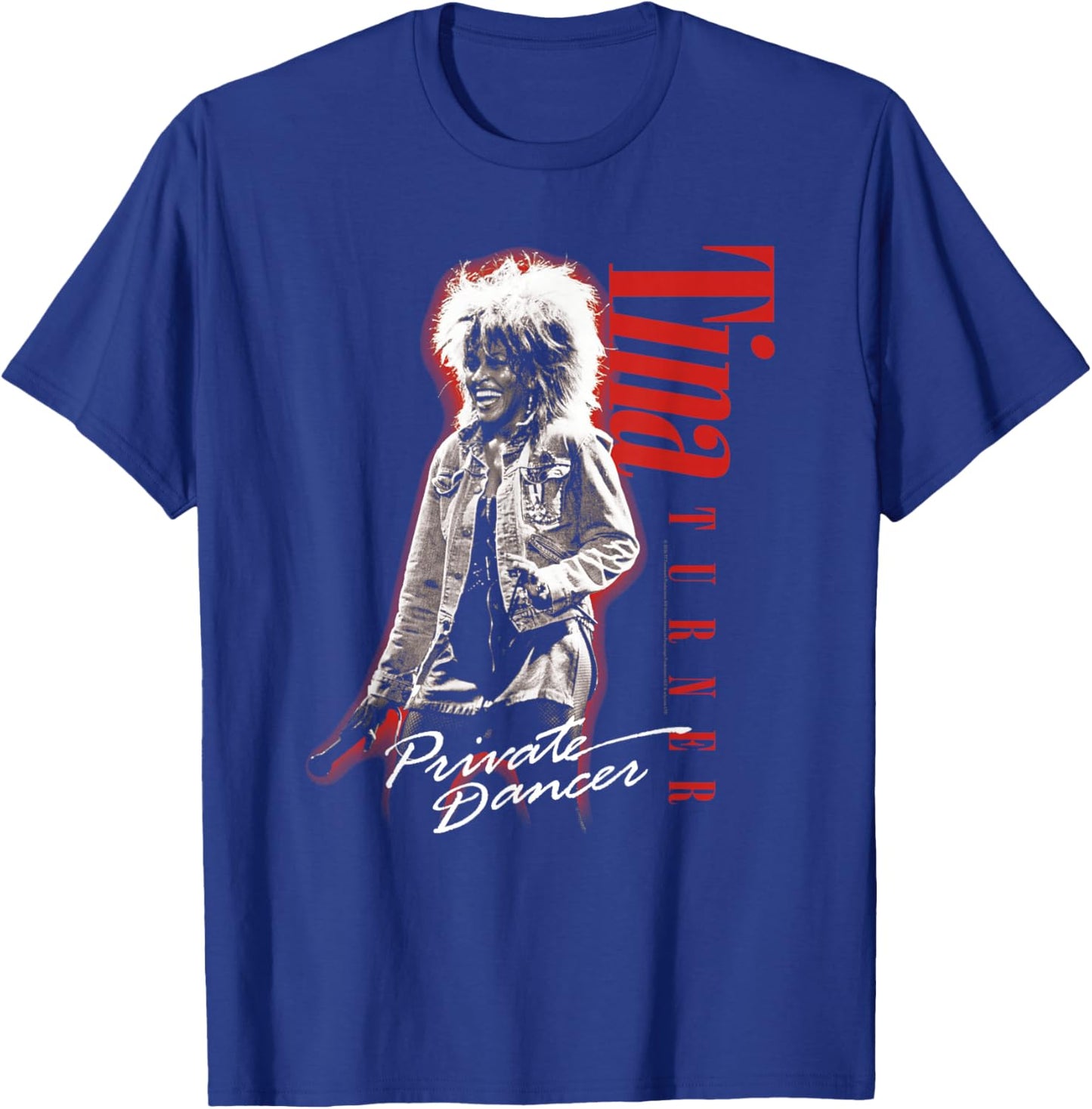 Tina Turner Private Dancer Red Glow T-Shirt - T-Shirt | Royal