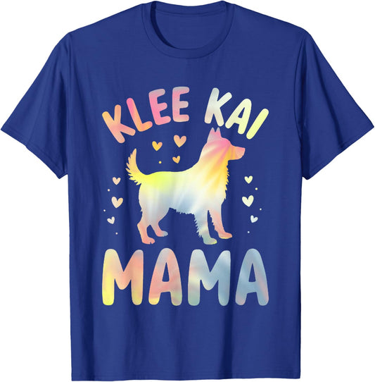 That says Klee Kai Mama - Dog Lover Pastel Design T-Shirt - T-Shirt | Royal