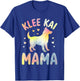 That says Klee Kai Mama - Dog Lover Pastel Design T-Shirt - T-Shirt | Royal