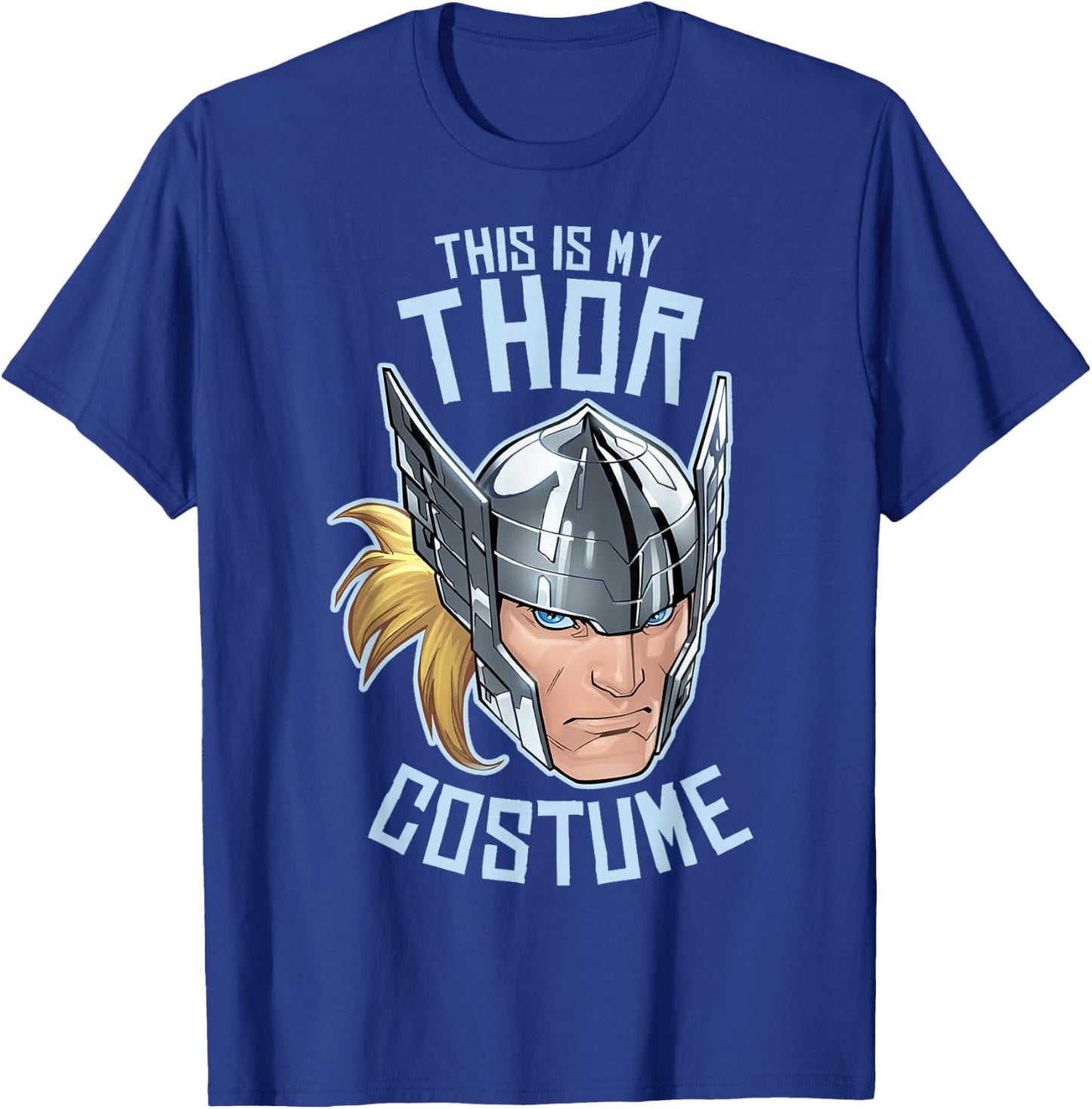 Marvel Thor This Is My Costume Halloween T-Shirt - T-Shirt | Royal