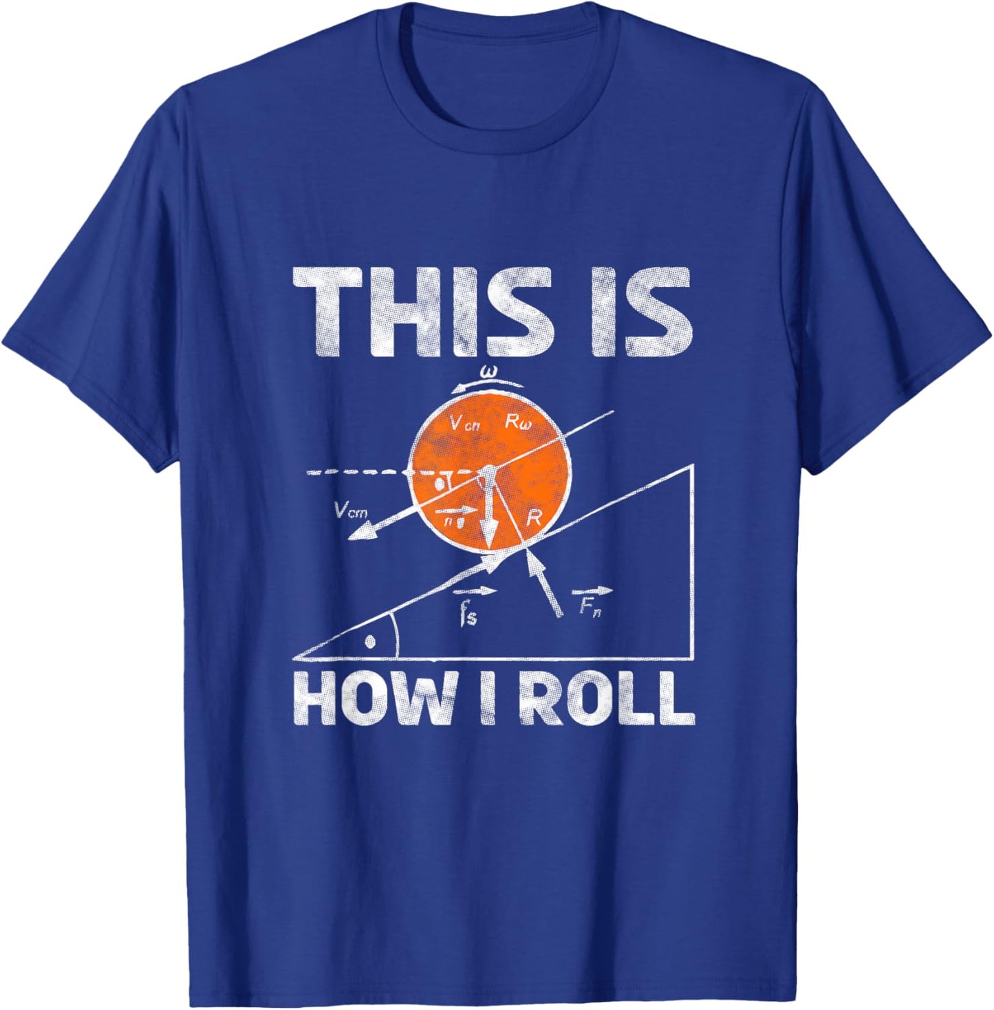 Nerdy Physics Teacher Graphic Funny Physics - Black, Small T-Shirt - T-Shirt | Royal