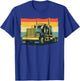 Vintage Trucker Art Women Kids Trucking Truck Driver T-Shirt - T-Shirt | Royal