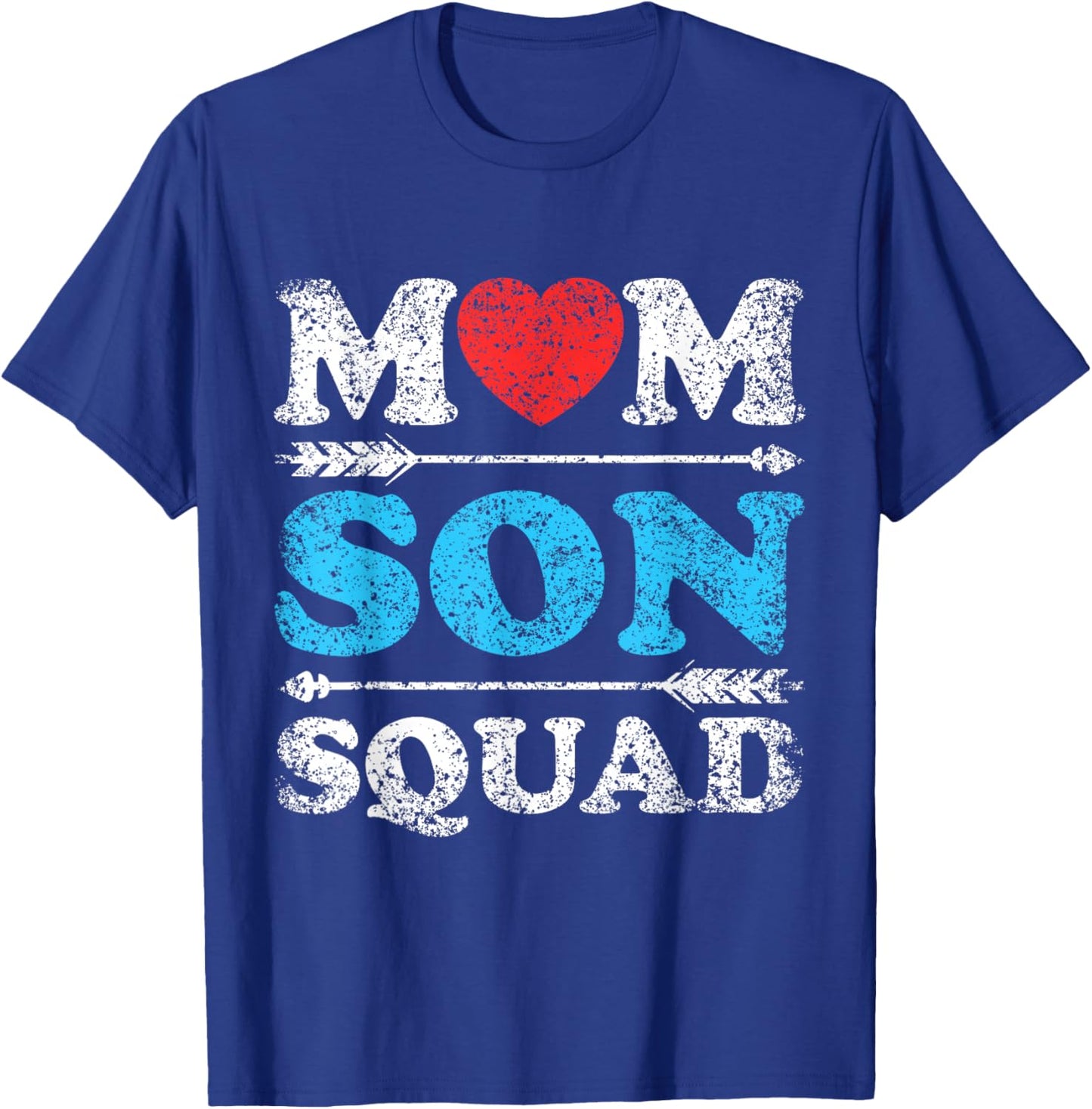 Mom Son Squad Mother's Day Matching Sons Mother Son Mommy T-Shirt - T-Shirt | Royal