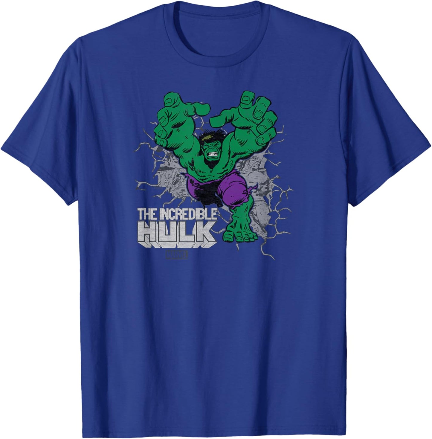 Hulk - Comic Burst T-Shirt - T-Shirt | Royal