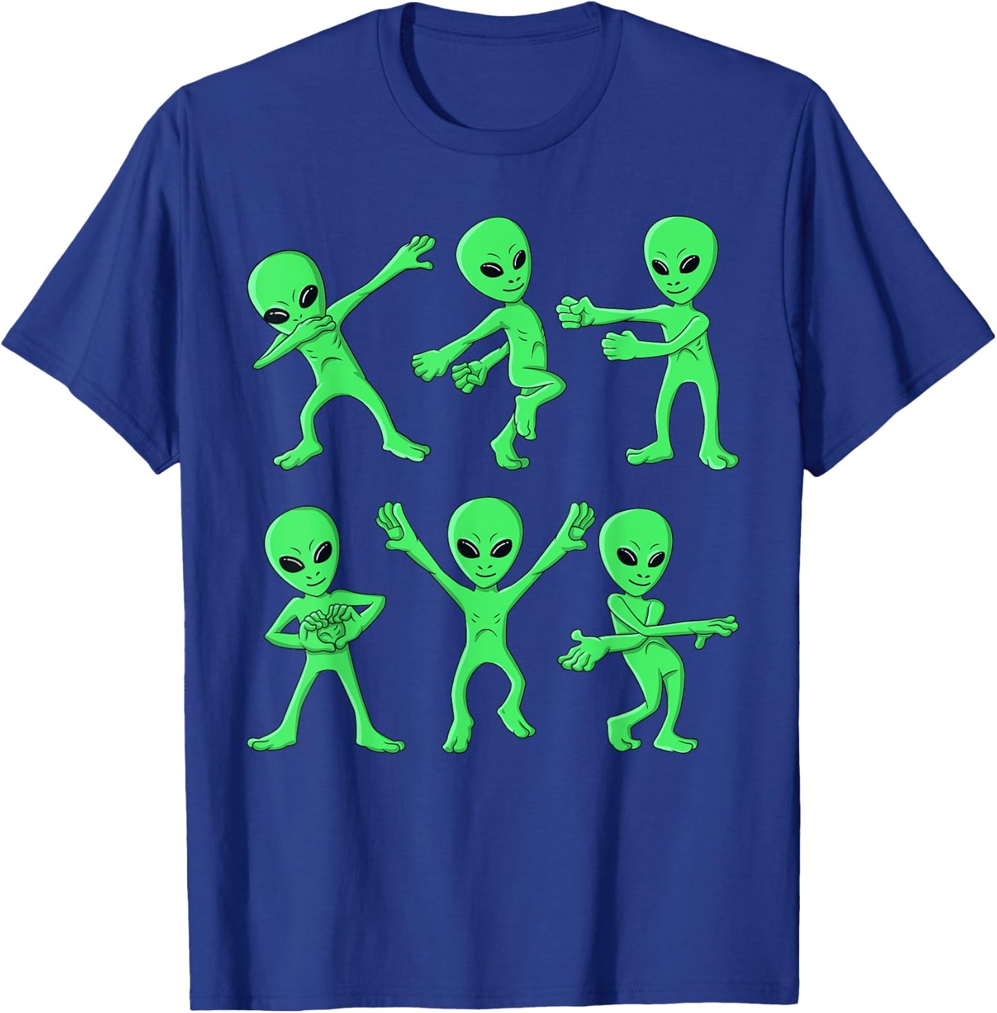 Dancing Aliens Dance Challenge Boys Girls Kids Halloween Small T-Shirt - T-Shirt | Royal